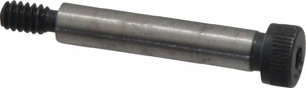 Made in USA - 1/4" Shoulder Diam x 1-1/4" Shoulder Length, #10-24 UNC, Hex Socket Shoulder Screw - 8 Alloy Steel, 0.357 to 3/8" Head Diam - Makers Industrial Supply