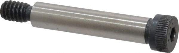 Made in USA - 5/16" Shoulder Diam x 1-1/2" Shoulder Length, 1/4-20 UNC, Hex Socket Shoulder Screw - 8 Alloy Steel, 0.419 to 0.438" Head Diam - Makers Industrial Supply