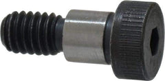 Made in USA - 3/8" Shoulder Diam x 3/8" Shoulder Length, 5/16-18 UNC, Hex Socket Shoulder Screw - 8 Alloy Steel, 0.543 to 0.562" Head Diam - Makers Industrial Supply