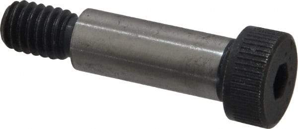 Made in USA - 3/8" Shoulder Diam x 1" Shoulder Length, 5/16-18 UNC, Hex Socket Shoulder Screw - 8 Alloy Steel, 0.543 to 0.562" Head Diam - Makers Industrial Supply