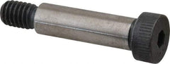 Made in USA - 3/8" Shoulder Diam x 1-1/4" Shoulder Length, 5/16-18 UNC, Hex Socket Shoulder Screw - 8 Alloy Steel, 0.543 to 0.562" Head Diam - Makers Industrial Supply