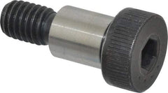 Made in USA - 1/2" Shoulder Diam x 5/8" Shoulder Length, 3/8-16 UNC, Hex Socket Shoulder Screw - 8 Alloy Steel, 0.729 to 3/4" Head Diam - Makers Industrial Supply