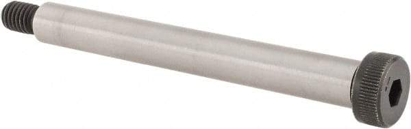 Made in USA - 1/2" Shoulder Diam x 4-1/4" Shoulder Length, 3/8-16 UNC, Hex Socket Shoulder Screw - 8 Alloy Steel, 0.729 to 3/4" Head Diam - Makers Industrial Supply