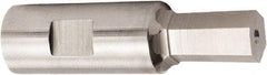 Hassay-Savage - 1/4" Hexagon Rotary Broach - 3/8" Depth of Cut, 1/2" Shank - Makers Industrial Supply