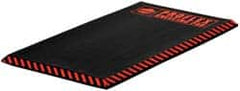 Ergodyne - Dry/Wet Environment, Anti-Fatigue Kneeling Matting - Black with Orange Borders, Nitrile Blend with Nitrile Blend Base, Beveled on 4 Sides - Makers Industrial Supply