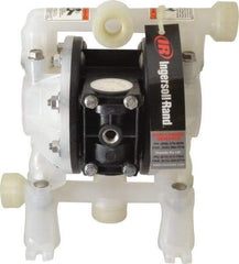 ARO/Ingersoll-Rand - 1/2" NPT, Nonmetallic, Air Operated Diaphragm Pump - Santoprene Diaphragm, Polypropylene Housing - Makers Industrial Supply