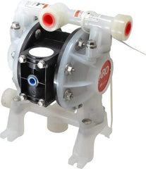 ARO/Ingersoll-Rand - 1/2" NPT, Nonmetallic, Air Operated Diaphragm Pump - Nitrile Diaphragm, Polypropylene Housing - Makers Industrial Supply