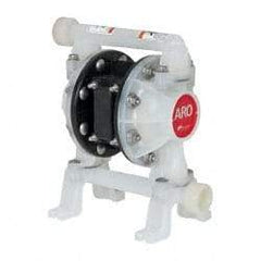 ARO/Ingersoll-Rand - 3/4" NPT, Nonmetallic, Air Operated Diaphragm Pump - Santoprene Diaphragm, Polypropylene Housing - Makers Industrial Supply