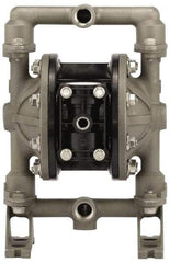 ARO/Ingersoll-Rand - 1/2" NPT, Metallic, Air Operated Diaphragm Pump - Nitrile Diaphragm, Aluminum Housing - Makers Industrial Supply