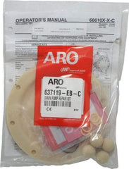 ARO/Ingersoll-Rand - Santoprene Fluid Section Repair Kit - For Use with Diaphragm Pumps - Makers Industrial Supply