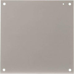 Cooper B-Line - 17" OAW x 17" OAH Powder Coat Finish Electrical Enclosure Nonperforated Panel - 20" x 20" Box, 12 Gauge Steel, Use with 202010-12/20206-12/20208-12 - Makers Industrial Supply