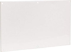 Cooper B-Line - 20-7/8" OAW x 32-7/8" OAH Powder Coat Finish Electrical Enclosure Flanged Panel - 36" x 24" Box, 12 Gauge Steel, Use with 362410-12/362412-12/36246-12/36248-12 - Makers Industrial Supply