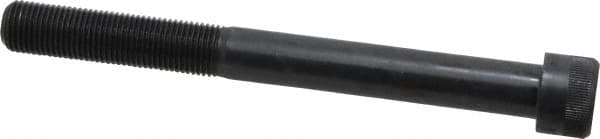 Made in USA - 1/2-20 UNF Hex Socket Drive, Socket Cap Screw - Alloy Steel, Black Oxide Finish, Partially Threaded, 5" Length Under Head - Makers Industrial Supply