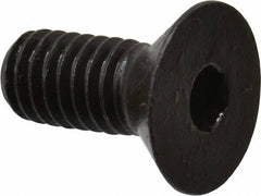 Made in USA - 5/16-18 UNC Hex Socket Drive, 82° Flat Screw - Alloy Steel, Black Oxide Finish, Fully Threaded, 3/4" OAL - Makers Industrial Supply