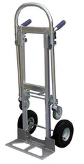 Vestil - 52" OAH Hand Truck - Dual Grip/Loop Handle, Aluminum - Makers Industrial Supply