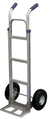 Vestil - 500 Lb Capacity 52-1/2" OAH Hand Truck - Dual Handle, Aluminum - Makers Industrial Supply