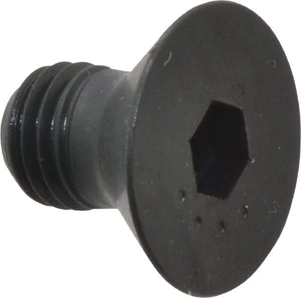 Made in USA - 5/16-24 UNF Hex Socket Drive, 82° Flat Screw - Alloy Steel, Black Oxide Finish, Fully Threaded, 1/2" OAL - Makers Industrial Supply