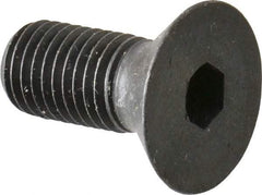 Made in USA - 5/16-24 UNF Hex Socket Drive, 82° Flat Screw - Alloy Steel, Black Oxide Finish, Fully Threaded, 3/4" OAL - Makers Industrial Supply