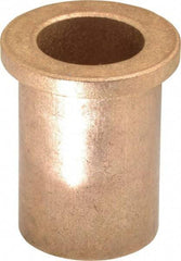 Boston Gear - 3/4" Inside x 1" Outside Diam, Oil Impregnated Bronze Sleeve Bearing - 1-1/4" Flange Outside Diam, 5/32" Flange Thickness, 1-1/2" OAL - Makers Industrial Supply