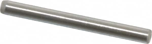 Made in USA - 1/16" Diam x 5/8" Pin Length Grade 8 Alloy Steel Standard Dowel Pin - Bright Finish, 1 Beveled & 1 Rounded End - Makers Industrial Supply