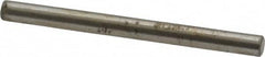 Made in USA - 1/8" Diam x 1-1/2" Pin Length Grade 8 Alloy Steel Standard Dowel Pin - Bright Finish, C 47-58 & C 60 (Surface) Hardness, 1,840 Lb (Single Shear), 3,680 Lb (Double Shear) Breaking Strength, 1 Beveled & 1 Rounded End - Makers Industrial Supply