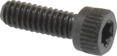 Camcar - #5-40 UNC Torx Plus Drive, Socket Cap Screw - Alloy Steel, Black Oxide Finish, Fully Threaded, 3/8" Length Under Head - Makers Industrial Supply