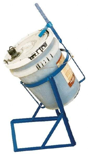 Vestil - 100 Lb Load Capacity, 5 Gal Pail Tipper - 14-5/8" Wide x 32-3/16" High - Makers Industrial Supply