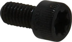 Camcar - #10-32 UNF Torx Plus Drive, Socket Cap Screw - Alloy Steel, Black Oxide Finish, Fully Threaded, 3/8" Length Under Head - Makers Industrial Supply