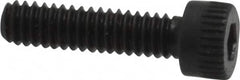 Hex Head Cap Screw: #5-40 x 1/2″, Alloy Steel, Black Oxide Finish Fully Threaded, 3/32″ Hex