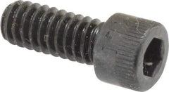 Made in USA - 1/4-20 UNC Hex Socket Drive, Socket Cap Screw - Alloy Steel, Black Oxide Finish, Fully Threaded, 5/8" Length Under Head - Makers Industrial Supply