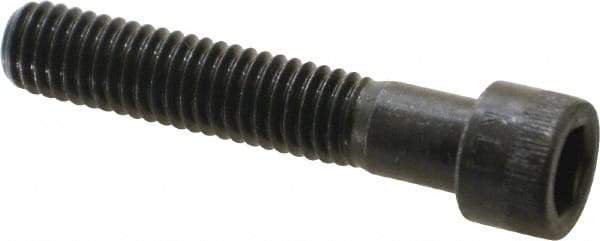 Made in USA - 3/8-16 UNC Hex Socket Drive, Socket Cap Screw - Alloy Steel, Black Oxide Finish, Partially Threaded, 2" Length Under Head - Makers Industrial Supply