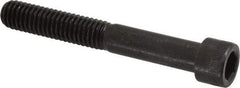 Made in USA - 3/8-16 UNC Hex Socket Drive, Socket Cap Screw - Alloy Steel, Black Oxide Finish, Partially Threaded, 2-3/4" Length Under Head - Makers Industrial Supply