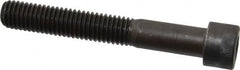 Made in USA - 1/2-13 UNC Hex Socket Drive, Socket Cap Screw - Alloy Steel, Black Oxide Finish, Partially Threaded, 3-1/2" Length Under Head - Makers Industrial Supply