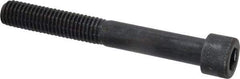 Made in USA - 1/2-13 UNC Hex Socket Drive, Socket Cap Screw - Alloy Steel, Black Oxide Finish, Partially Threaded, 4" Length Under Head - Makers Industrial Supply