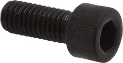 Made in USA - #10-32 UNF Hex Socket Drive, Socket Cap Screw - Alloy Steel, Black Oxide Finish, Fully Threaded, 1/2" Length Under Head - Makers Industrial Supply