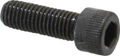 Made in USA - 1/4-28 UNF Hex Socket Drive, Socket Cap Screw - Alloy Steel, Black Oxide Finish, Fully Threaded, 3/4" Length Under Head - Makers Industrial Supply