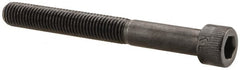 Made in USA - 1/4-28 UNF Hex Socket Drive, Socket Cap Screw - Alloy Steel, Black Oxide Finish, Partially Threaded, 2-1/4" Length Under Head - Makers Industrial Supply