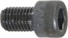 Made in USA - 5/16-24 UNF Hex Socket Drive, Socket Cap Screw - Alloy Steel, Black Oxide Finish, Fully Threaded, 1/2" Length Under Head - Makers Industrial Supply