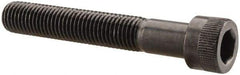 Made in USA - 5/16-24 UNF Hex Socket Drive, Socket Cap Screw - Alloy Steel, Black Oxide Finish, Partially Threaded, 2" Length Under Head - Makers Industrial Supply