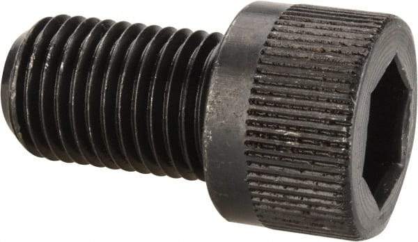 Made in USA - 3/8-24 UNF Hex Socket Drive, Socket Cap Screw - Alloy Steel, Black Oxide Finish, Fully Threaded, 5/8" Length Under Head - Makers Industrial Supply