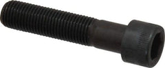 Made in USA - 3/8-24 UNF Hex Socket Drive, Socket Cap Screw - Alloy Steel, Black Oxide Finish, Partially Threaded, 1-3/4" Length Under Head - Makers Industrial Supply