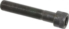 Made in USA - 3/8-24 UNF Hex Socket Drive, Socket Cap Screw - Alloy Steel, Black Oxide Finish, Partially Threaded, 2" Length Under Head - Makers Industrial Supply