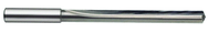 3.1mm Dia. - Carbide Straight Flute 7xD Drill-130° 4-Facet Point-Coolant-Bright - Makers Industrial Supply