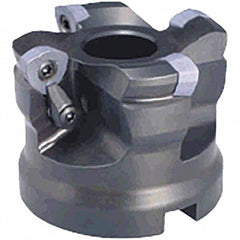 Tungaloy - 3" Cut Diam, 1" Arbor Hole, Indexable High-Feed Face Mill - Makers Industrial Supply