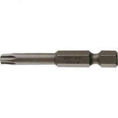 Wiha - T15 Power Bit - 1/4" Drive, 2" OAL - Makers Industrial Supply