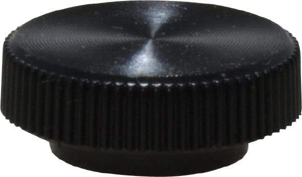 Made in USA - Knurled Plastic Thumb Screw - 5/8" OAL, 5/8" Head Diam x 1/4" Head Height - Makers Industrial Supply