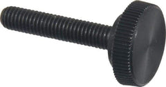 Made in USA - #10-32 Knurled Shoulder Steel Thumb Screw - 1" OAL, 5/8" Head Diam - Makers Industrial Supply