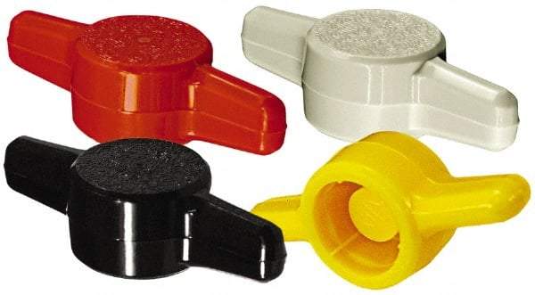 Made in USA - Tee Plastic Thumb Screw - 38mm Head Diam x 10mm Head Height - Makers Industrial Supply