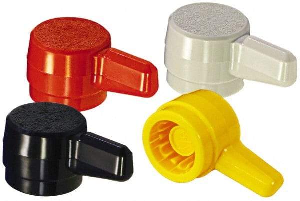 Made in USA - L Plastic Thumb Screw - 9/16" OAL, 9/16" Head Diam x 11/32" Head Height - Makers Industrial Supply