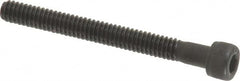 Value Collection - #5-40 UNC Hex Socket Drive, Socket Cap Screw - Alloy Steel, Black Oxide Finish, Partially Threaded, 1-1/4" Length Under Head - Makers Industrial Supply